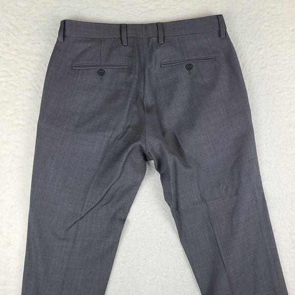 Banana Republic Pants Mens 30x30 Dark Gray Modern Slim Fit Trousers Dress Slacks - Picture 10 of 13